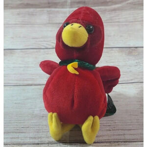Vintage Snowden & Friends Plush Red Cardinal Stuffed Bird Commonwealth 1998